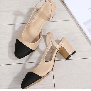 Two toned designer inspired heels